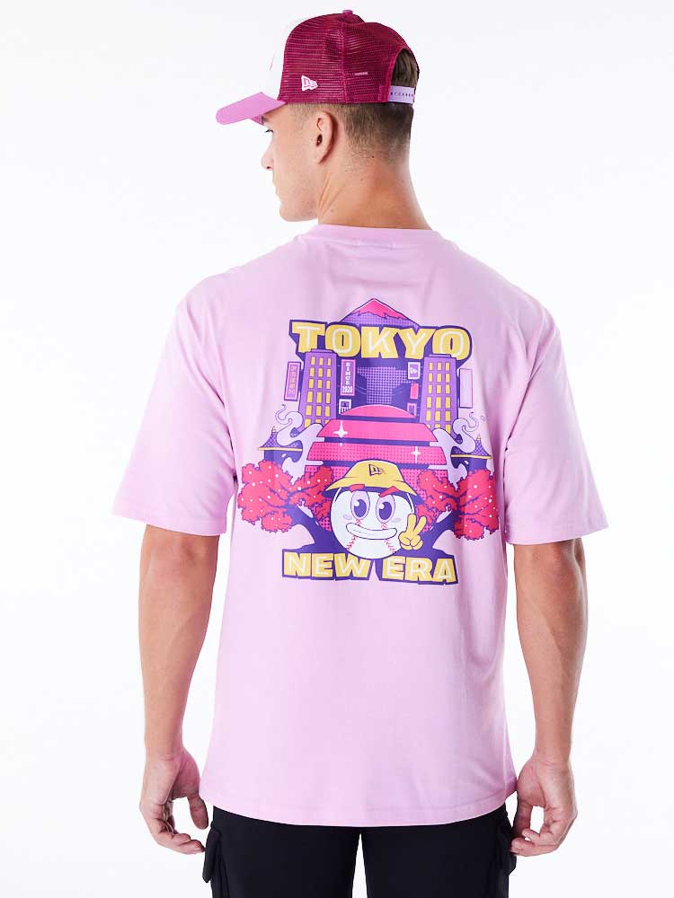 NEW ERA Тениска NE LOCATION GRPHC OS TEE