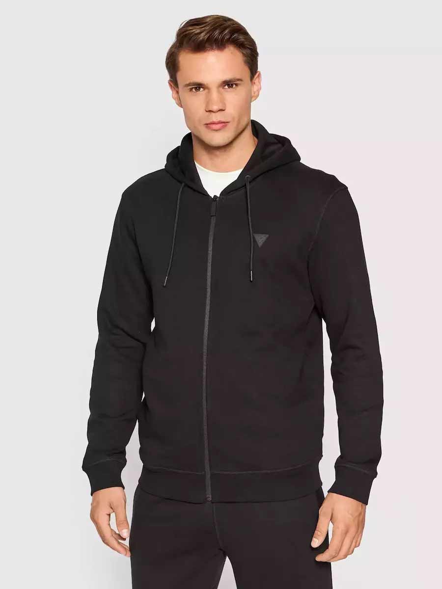 GUESS Суитшърт ALDWIN ZIP HOODED SW