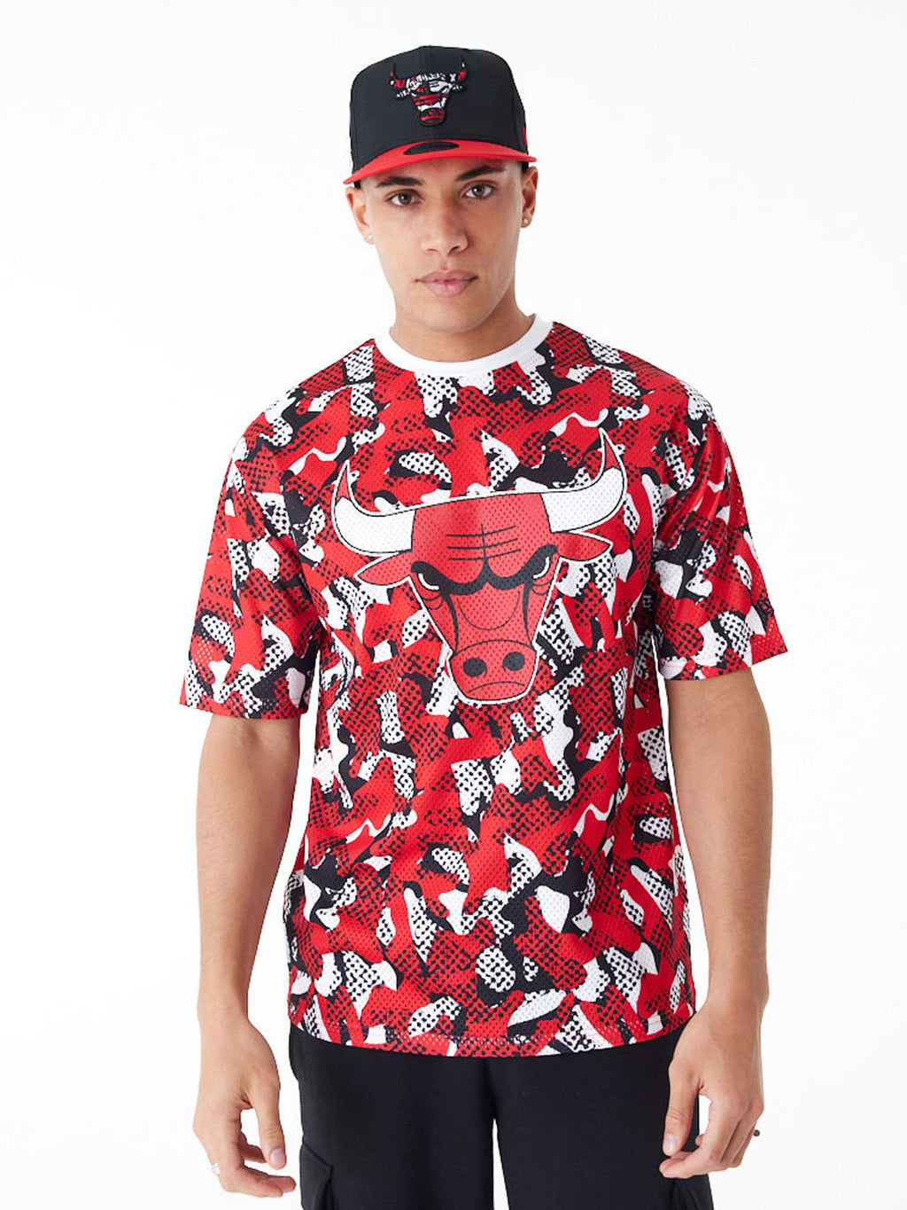 NEW ERA Тениска NBA TEAM AOP MESH OS TEE CHIBUL