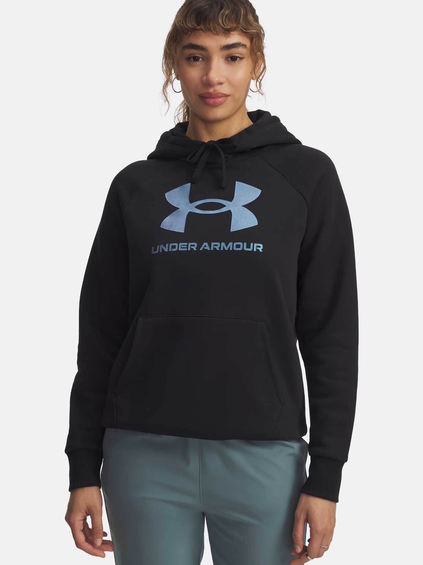UNDER ARMOUR Суитшърт UA Rival Flc Shimmer Hdy