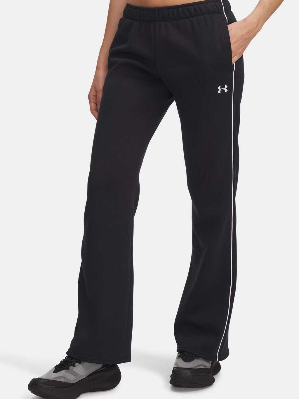 UNDER ARMOUR Спортно долнище UA Rival Flc Piped Pant