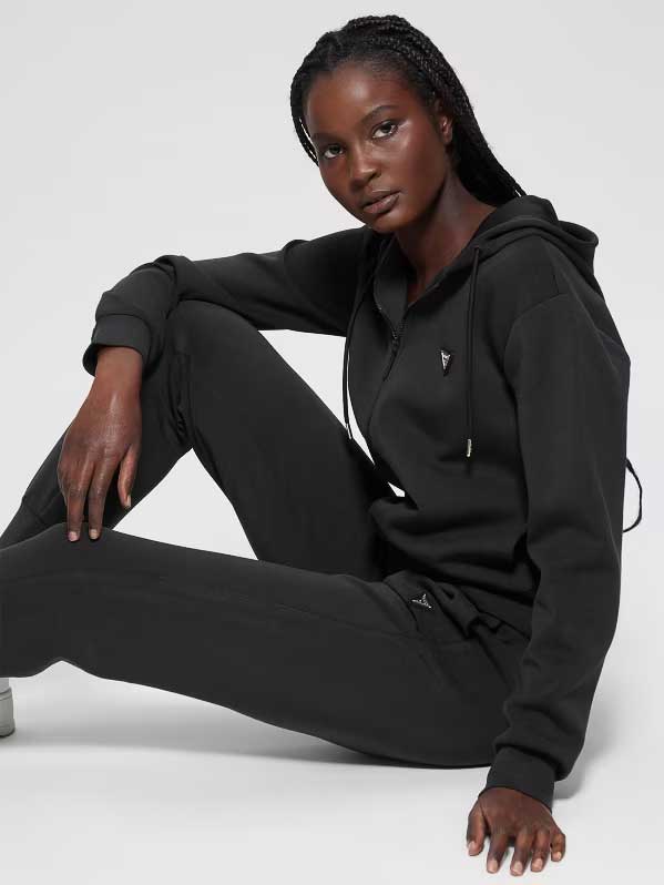 GUESS Суитшърт OLYMPE FULL ZIP HOODIE SWEATSH