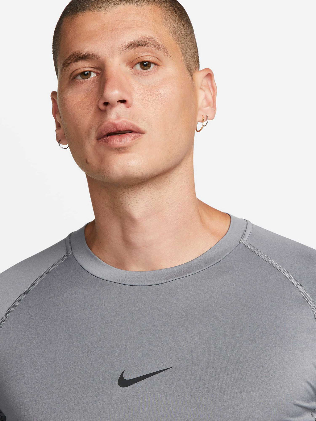 NIKE Тениска M NP DF TIGHT TOP SS