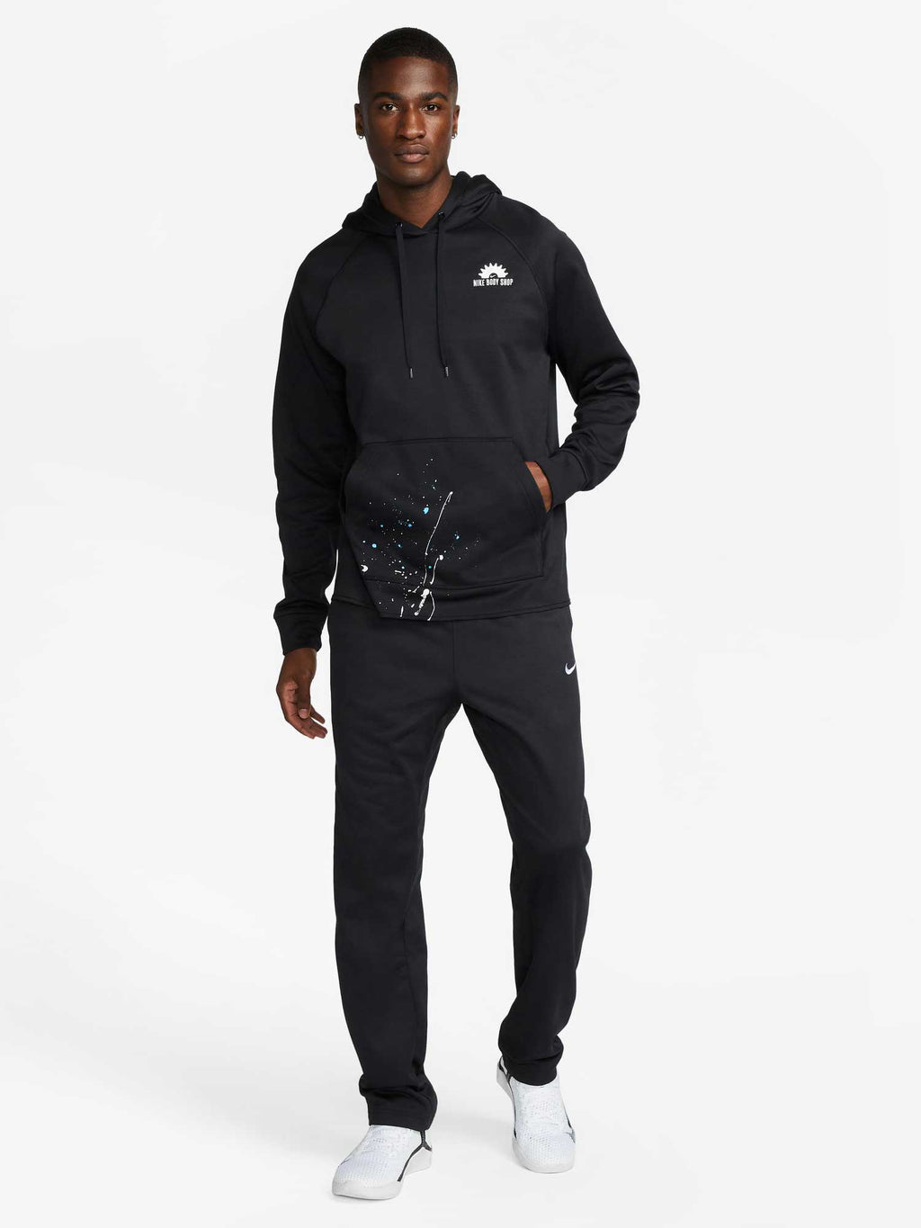 NIKE Суитшърт M NK TF FLEECE TOP DYE