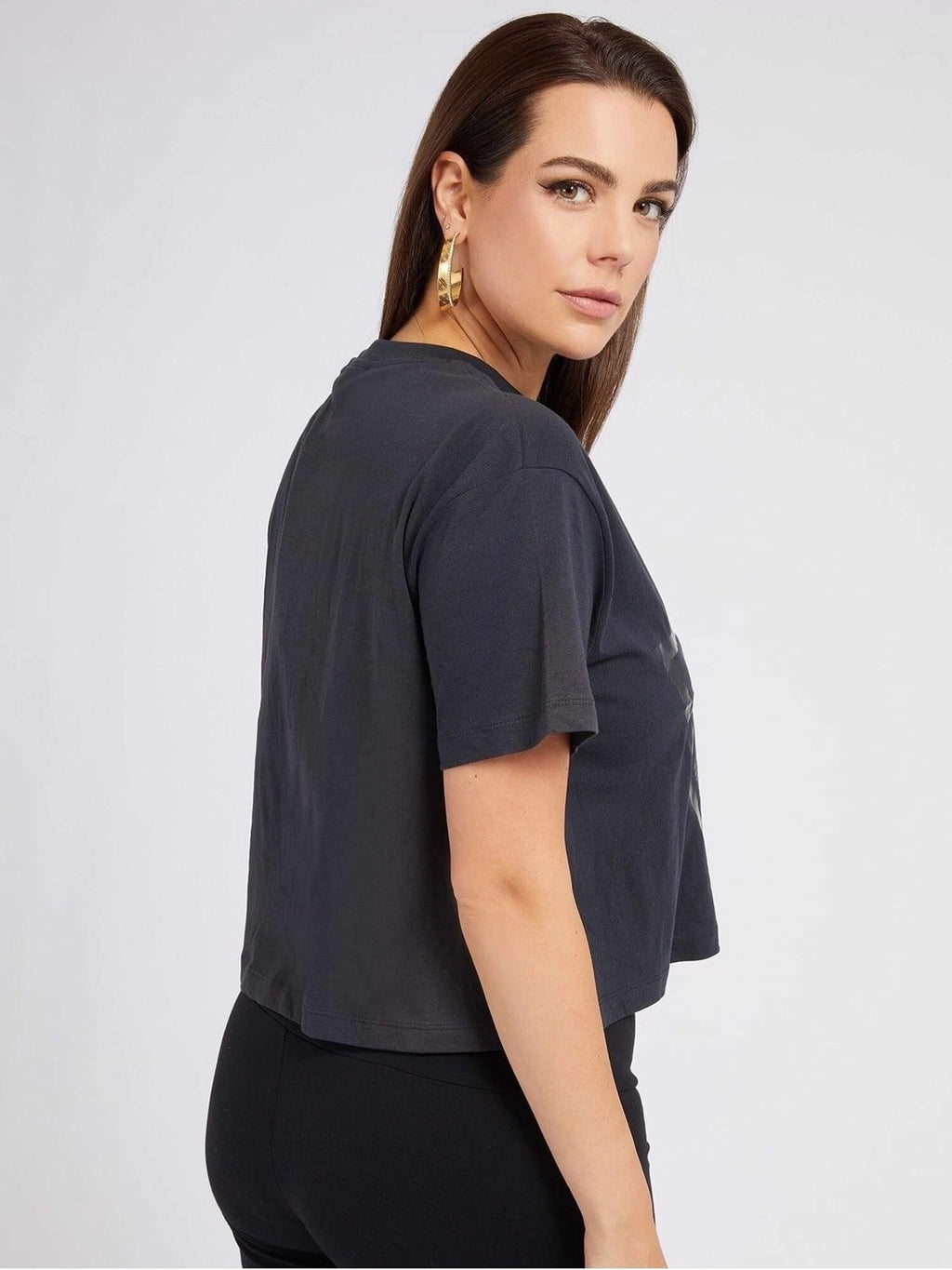 GUESS Тениска ADELE CROP T-SHIRT