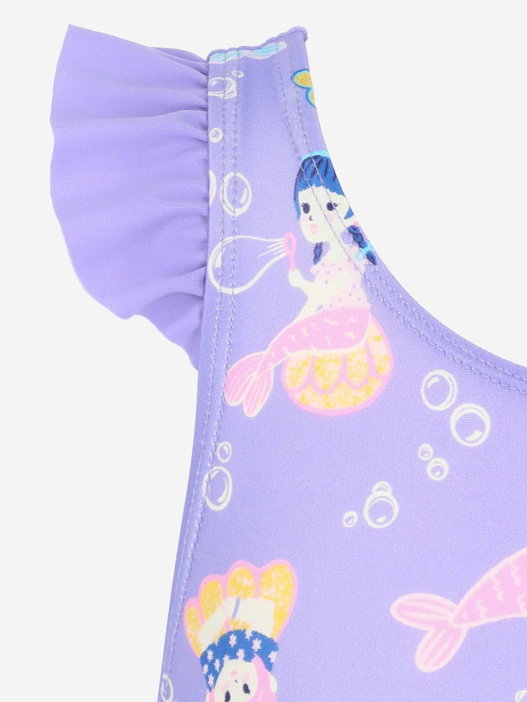 JOSS Цял бански Little Girls All-Over Printed