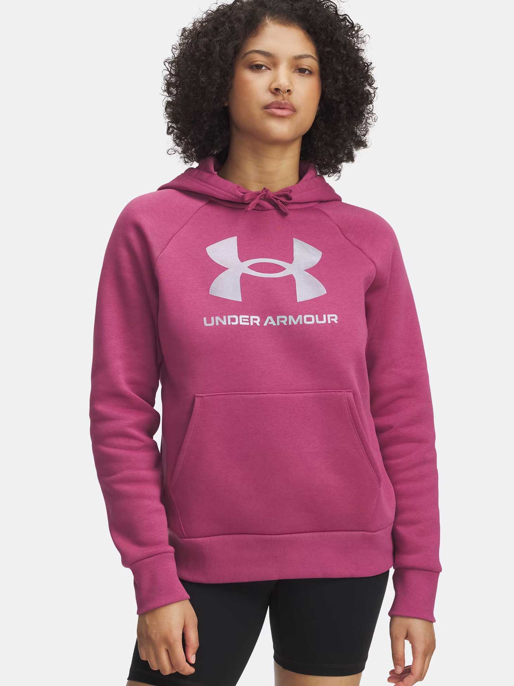 UNDER ARMOUR Суитшърт UA Rival Flc Shimmer Hdy
