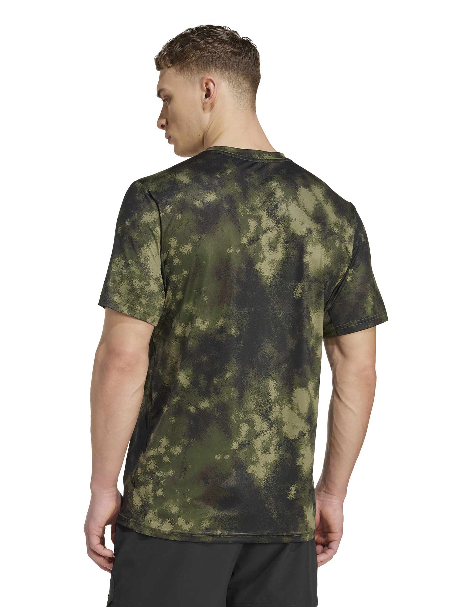 ADIDAS PERFORMANCE Тениска Train Essentials Seasonal All Over Print