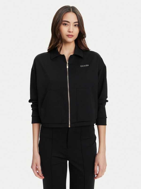 GUESS Яке CARLA CROP ZIP JACKE