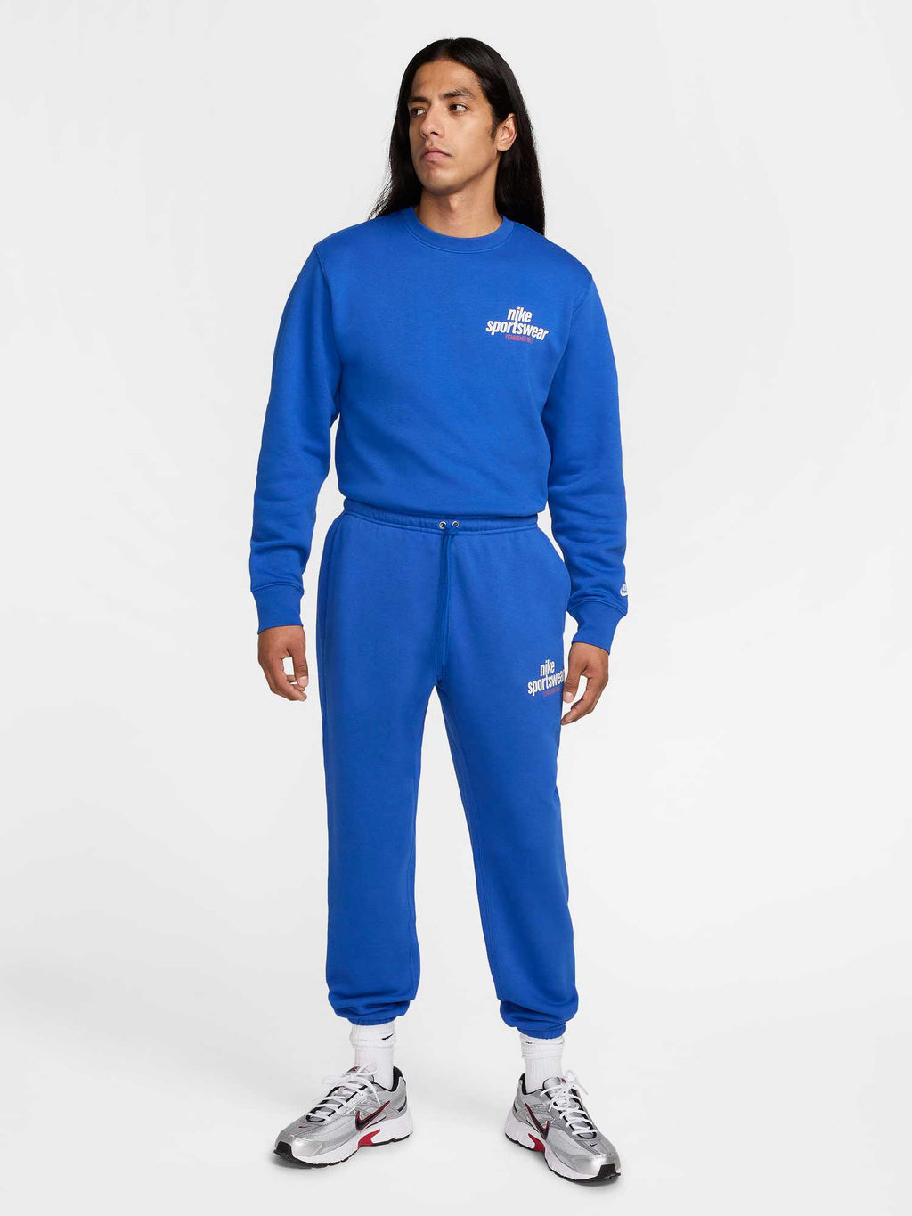 NIKE Спортно долнище M NK CLUB BB CF PANT NSW GFX