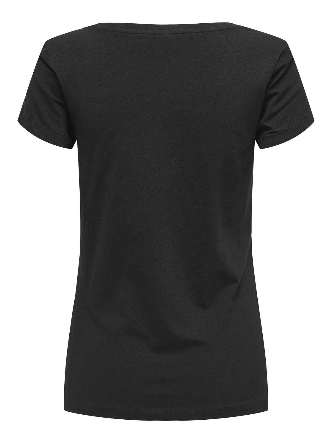 ONLY Тениска ONLHELLA LIFE S/S LOGO TOP BOX CS JRS