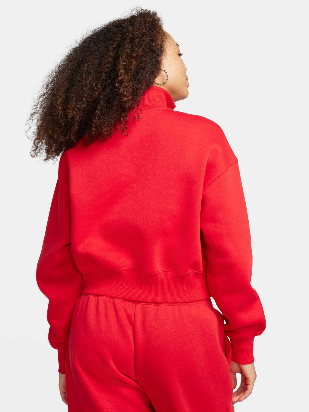 NIKE Блуза W NSW PHNX FLC QZ CROP