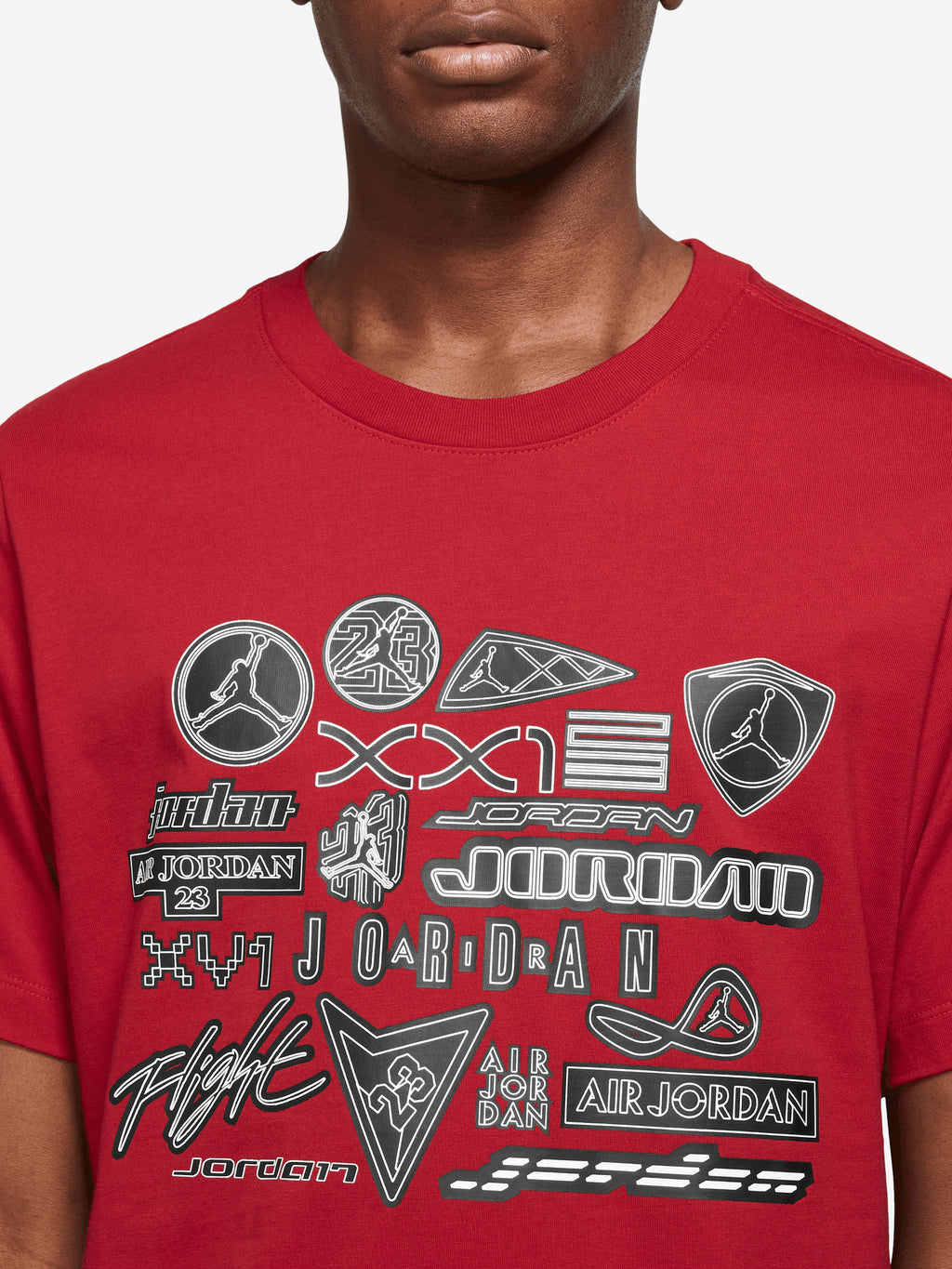 JORDAN Тениска M J BRAND GFX SS CREW 4