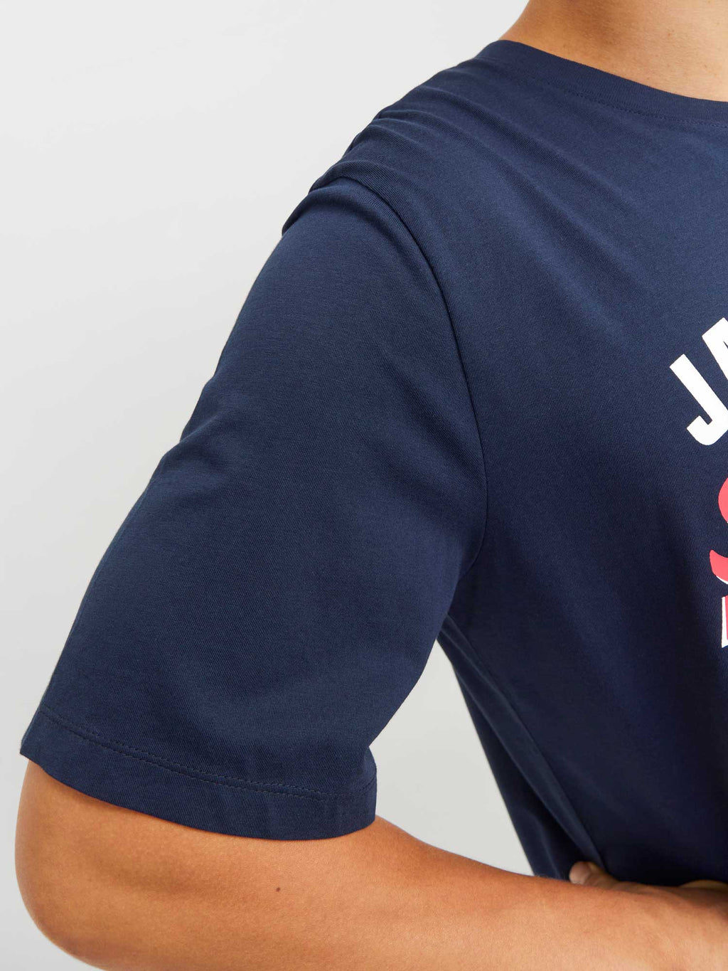 JACK & JONES Тениска JJELOGO TEE SS O-NECK 2 COL SS25 SN