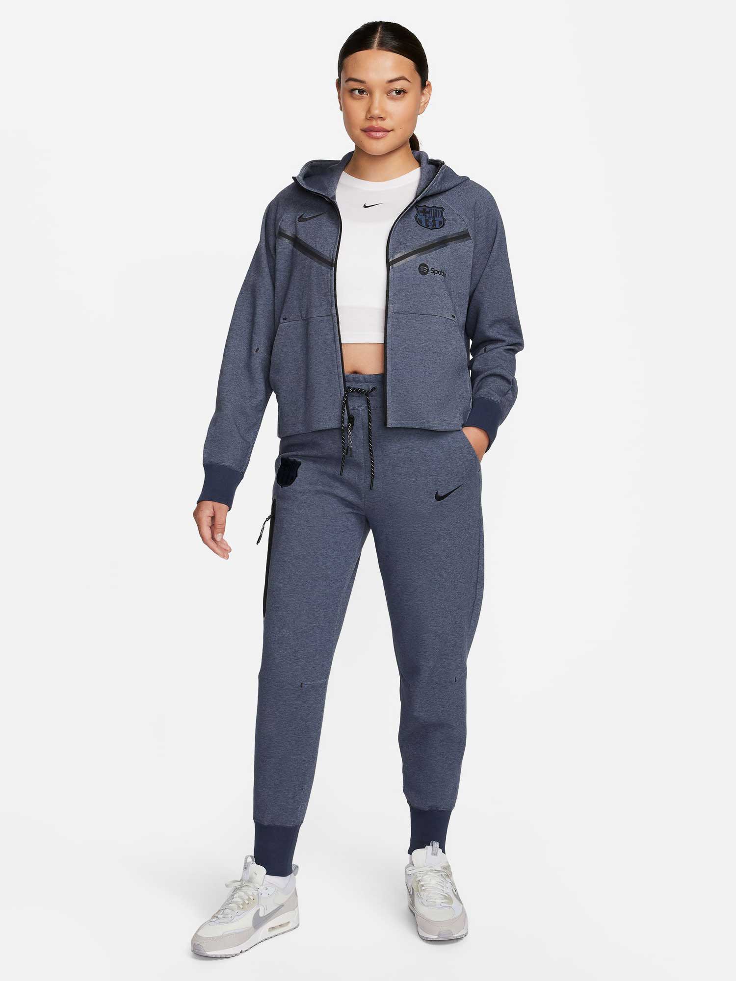 NIKE Спортно долнище FCB WNSW TCHFLC ESSNTLHRPNT 3R