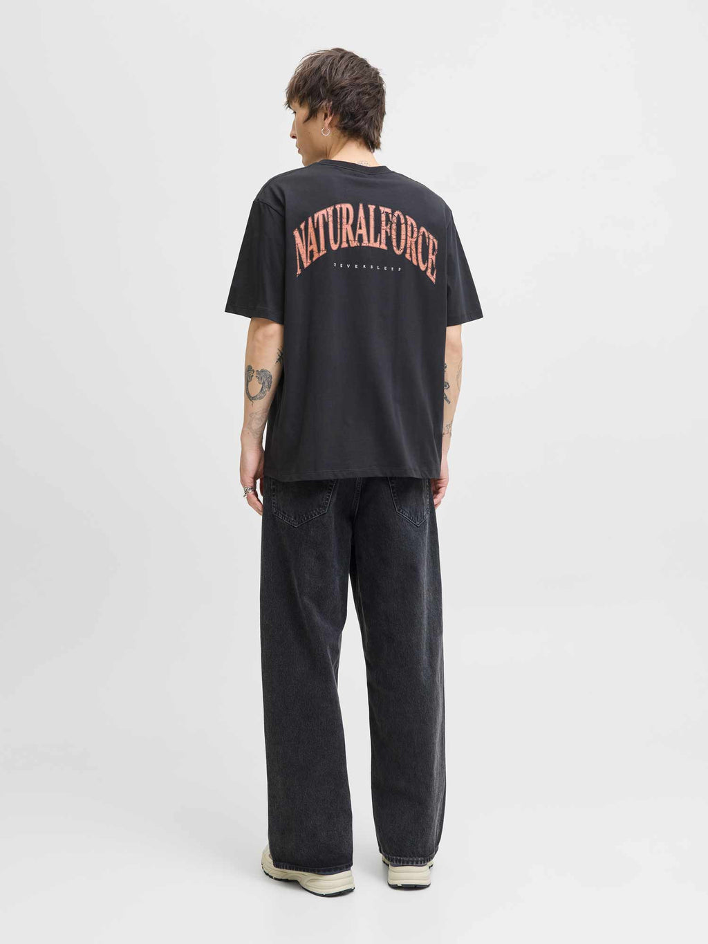 JACK & JONES Тениска JOREAGLEROCK GALLERY TEE SS CREW NECK TG