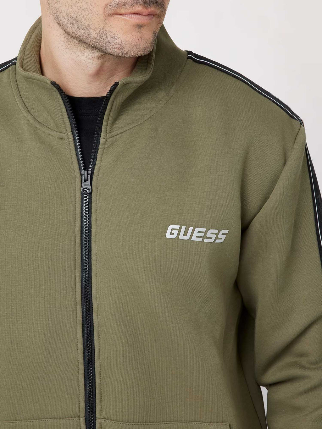 GUESS Спортно горнище MICKEY FULL ZIP SWEATSHIRT