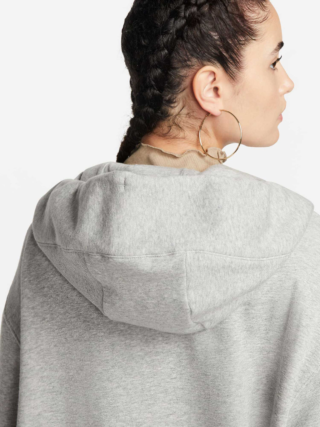NIKE Суитшърт W NSW PHNX FLC FZ OS HOODIE
