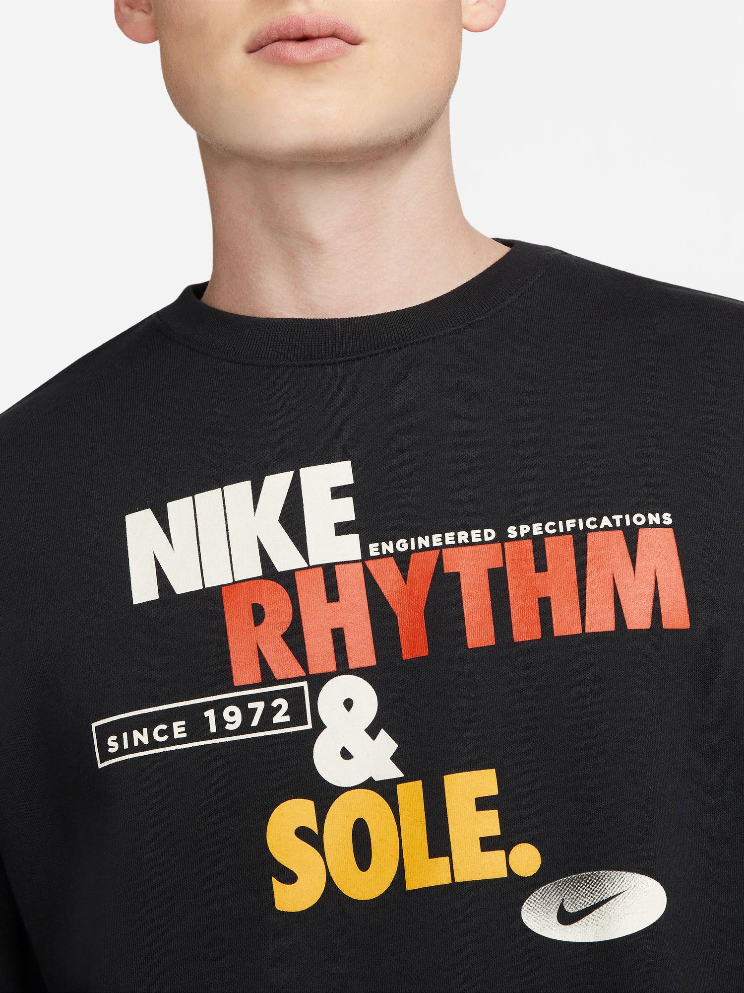 NIKE Блуза M BB FLC RHYTHM GRAP