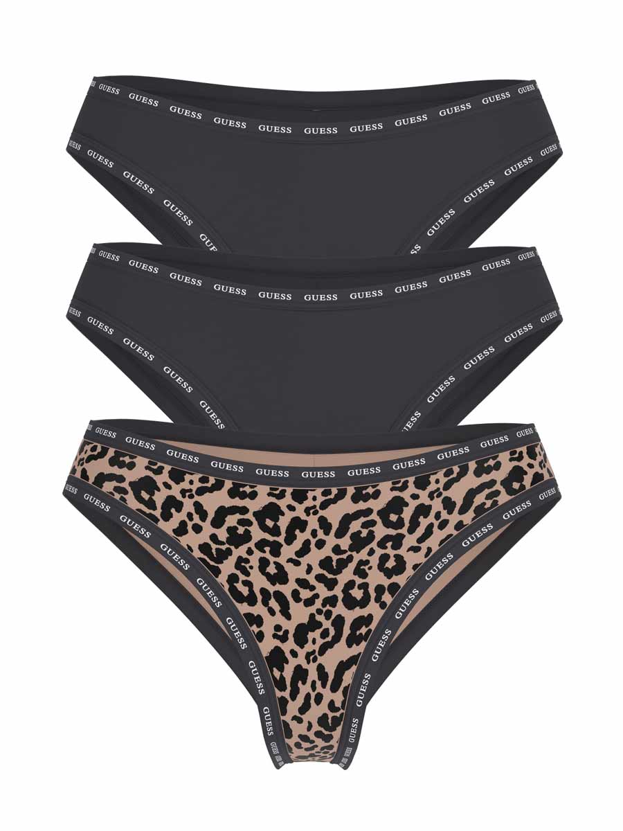 GUESS Бельо 3 PACK PRINTED BASIC BRAZILIAN