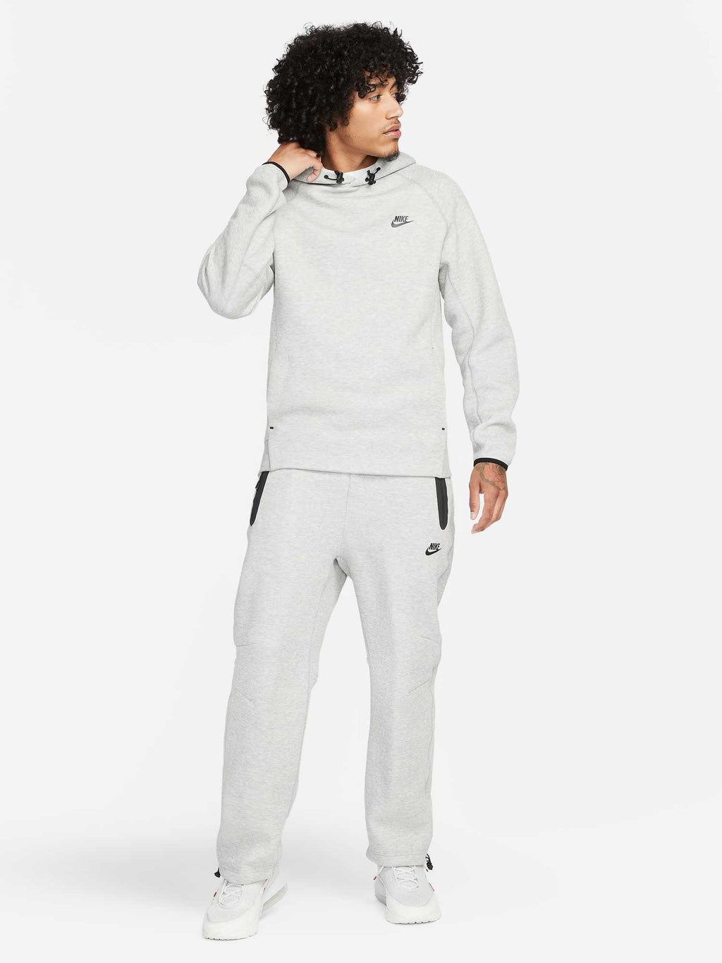 NIKE Суитшърт M NK TCH FLC PO HOODIE