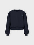 NAME IT Блуза NKFVILUNA LS SHORT BOXY SWEAT BRU O1