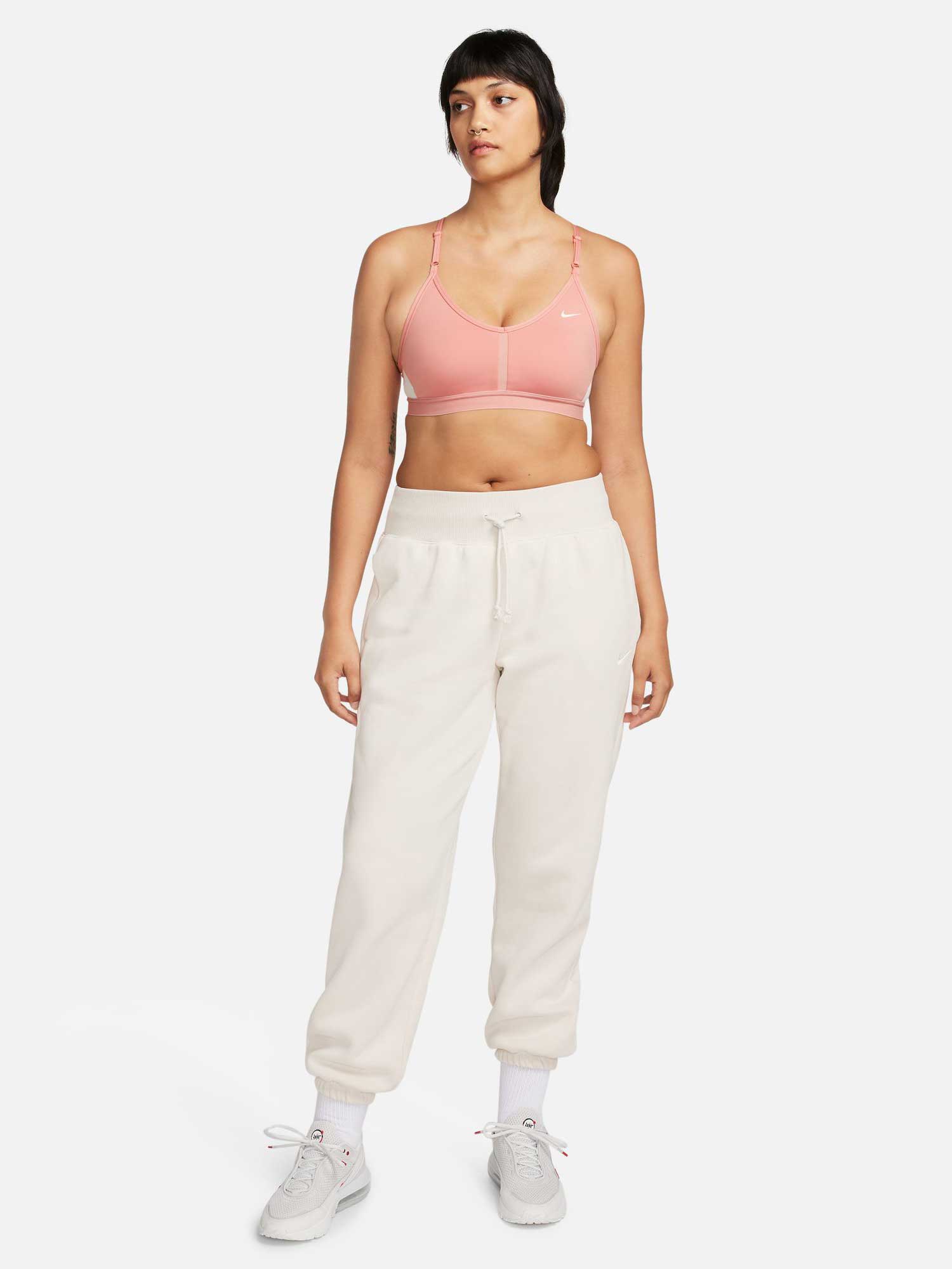 NIKE Спортен сутиен W NK INDY V-NECK BRA
