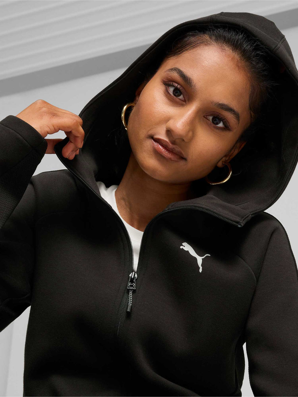 PUMA Суитшърт EVOSTRIPE Full-Zip Hoodie
