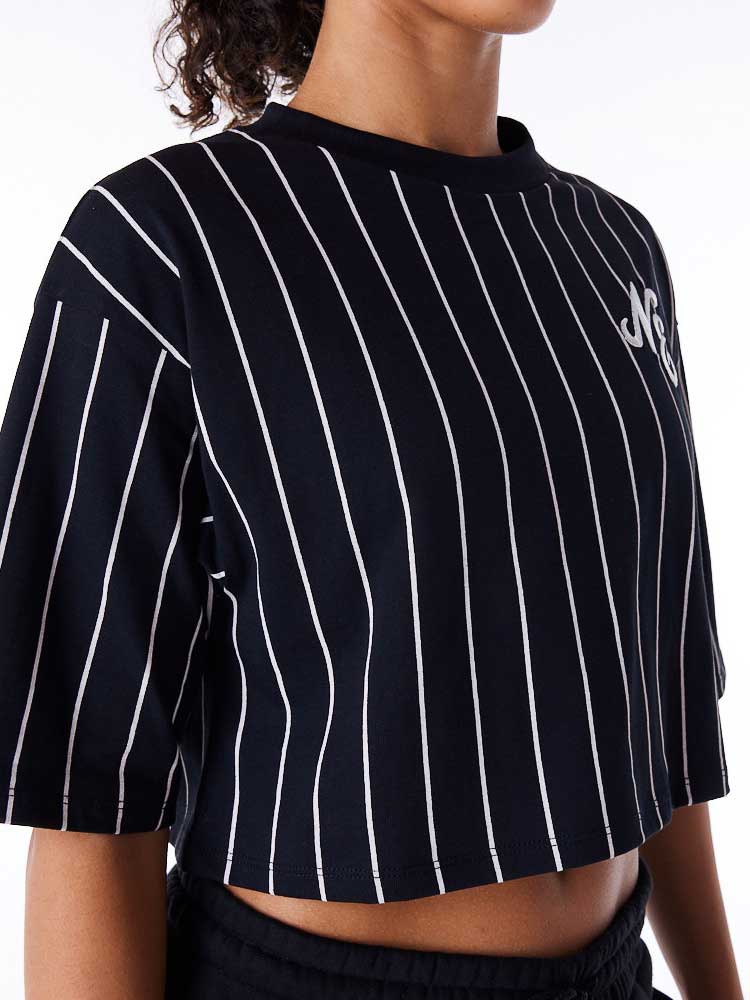 NEW ERA Тениска Z.NE PINSTRIPE CROP TEE