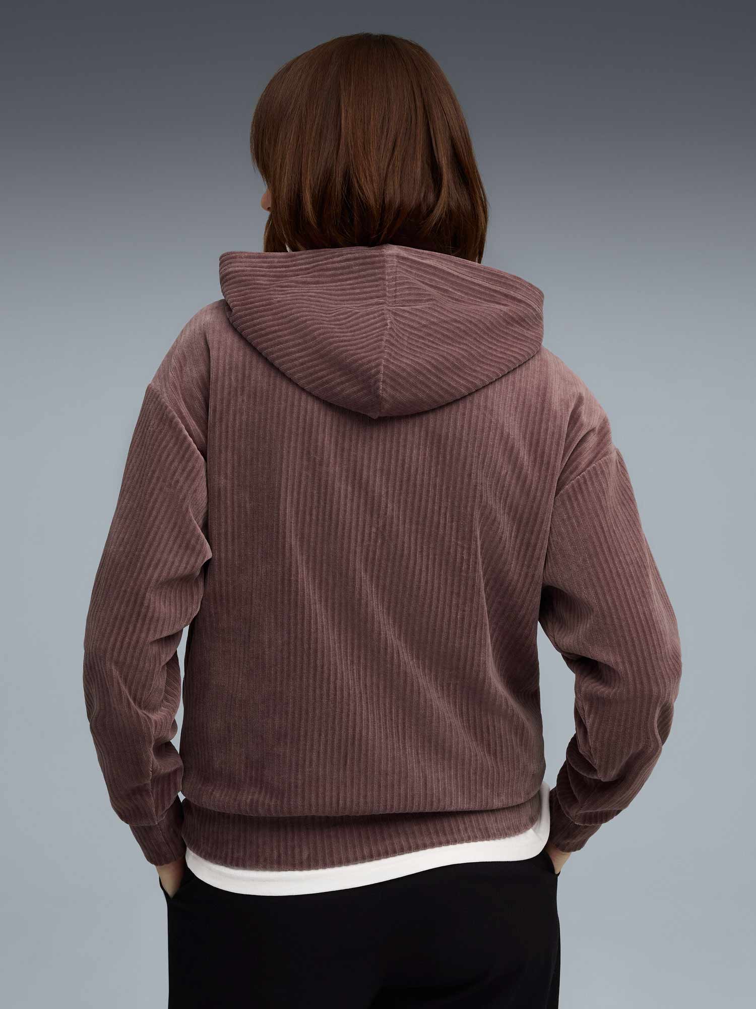 PUMA Суитшърт ESS ELEVATED Comfort Velour Rib Hoodie