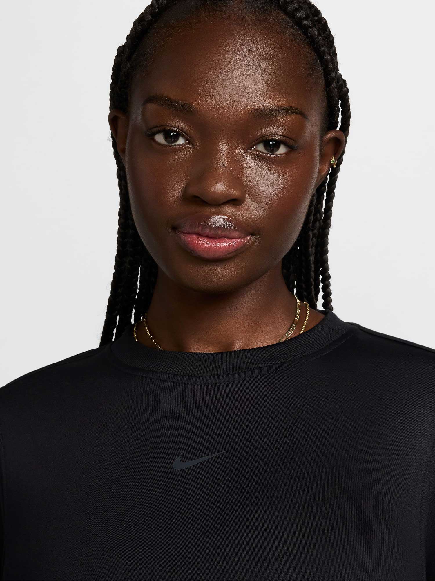 NIKE Блуза W NK ONE TF CREW LBR