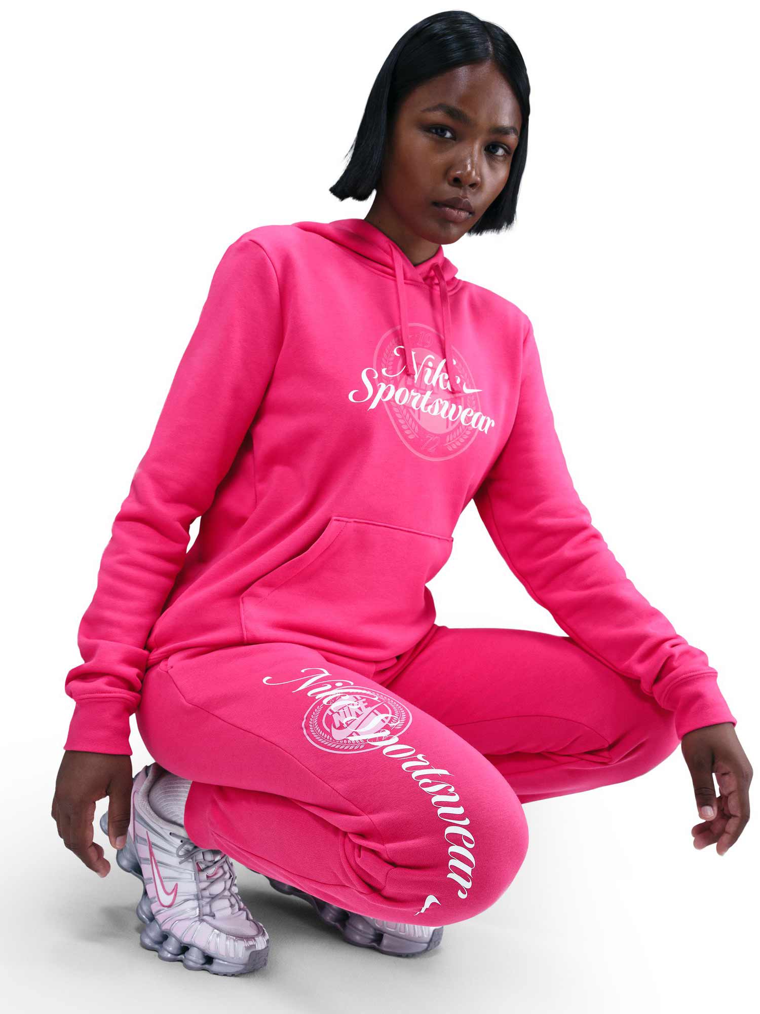 NIKE Спортно долнище W NSW CLUB FLC GX STD PANT