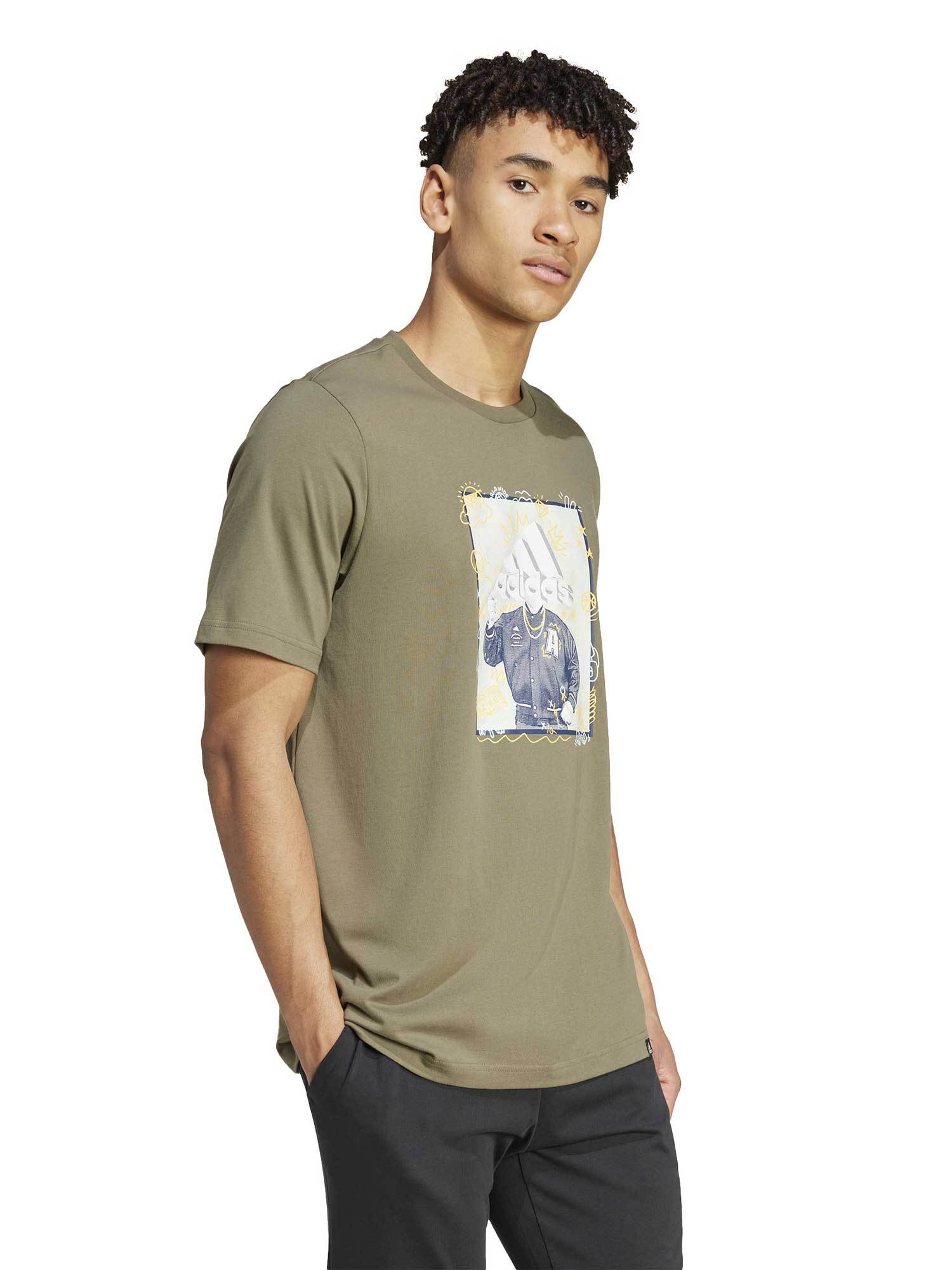 ADIDAS SPORTSWEAR Тениска Doodle Graphic Tee