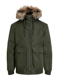 JACK & JONES Яке JJCONSTRUCT FAUX FUR BOMBER