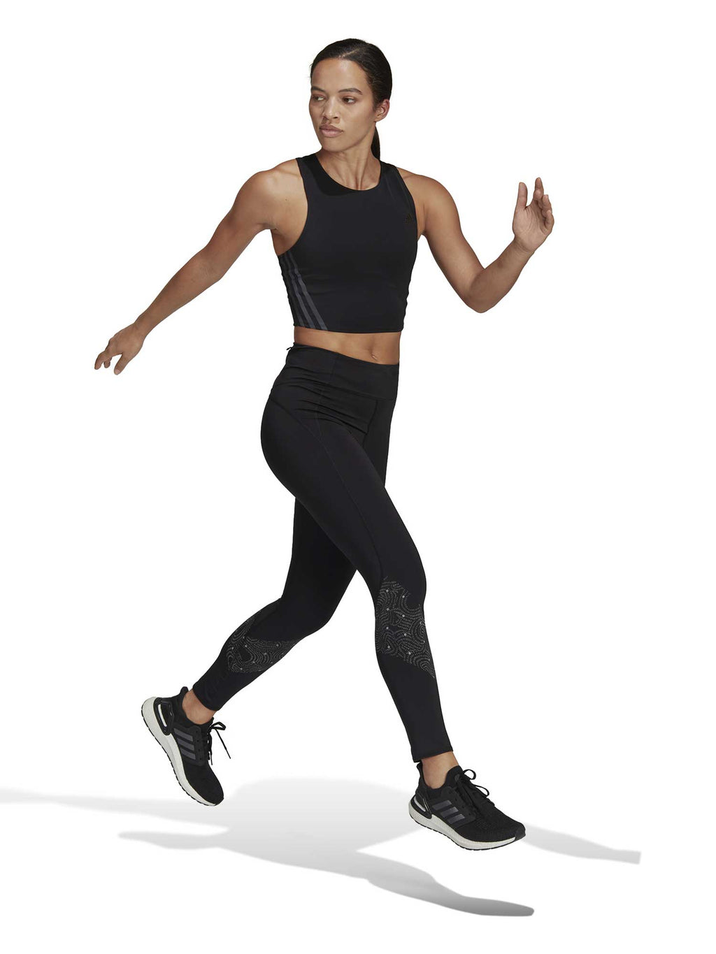 ADIDAS PERFORMANCE Потник Run Icons 3-Stripes Cooler Running Crop Top