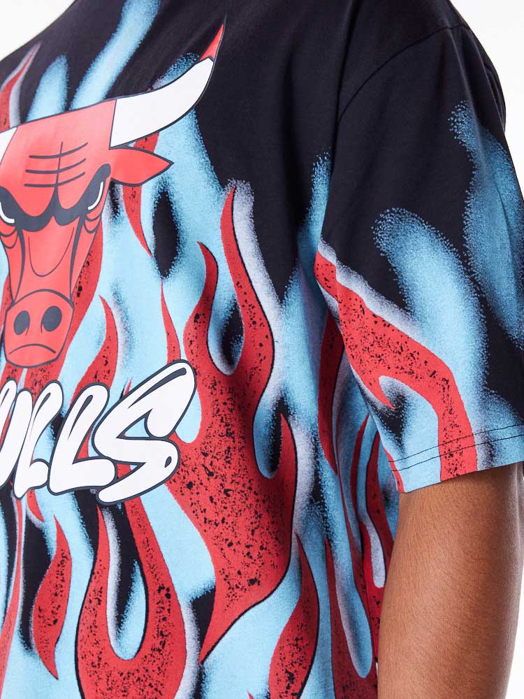 NEW ERA Тениска NBA FLAME OS TEE CHIBUL