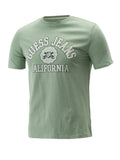 GUESS JEANS Тениска GJ SS CN SLIM PRINTED TEE