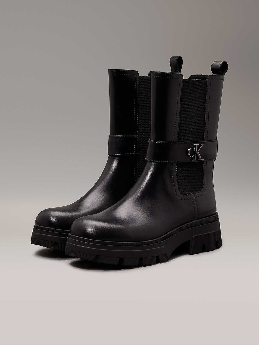 Calvin Klein Jeans Боти CHUNKY COMBAT CHELSEA