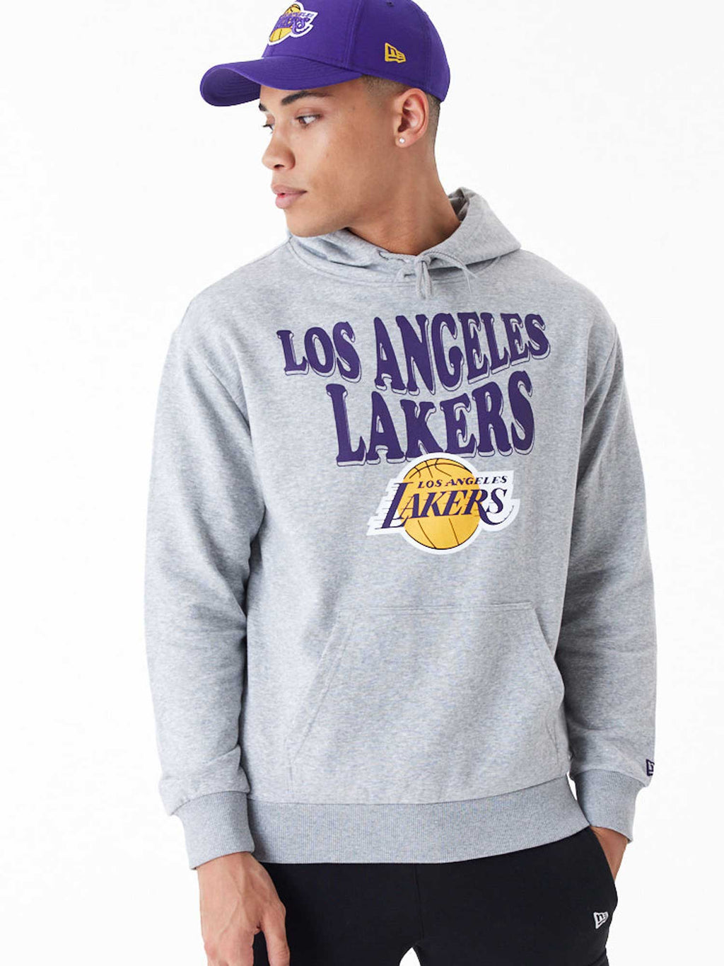 NEW ERA Суитшърт NBA SCRIPT OS HOODY LOSLAK