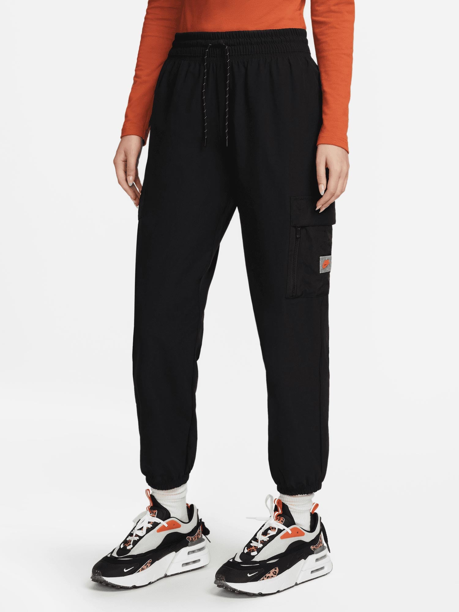 NIKE Спортно долнище W WVN CARGO SU