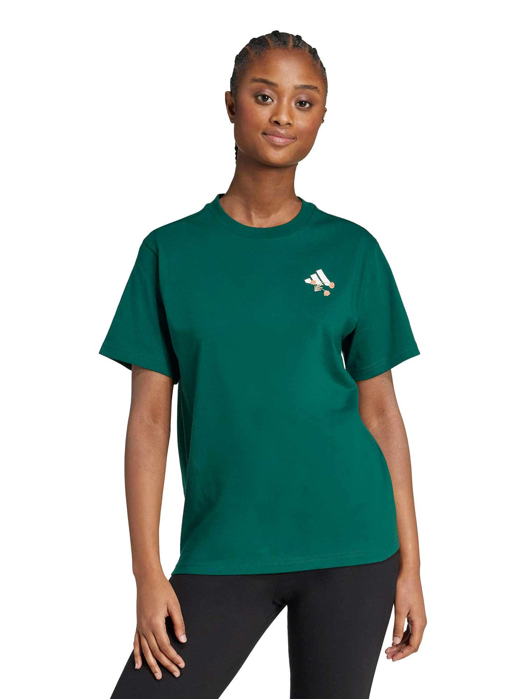 ADIDAS SPORTSWEAR Тениска Tiro Floral Graphic T-Shirt
