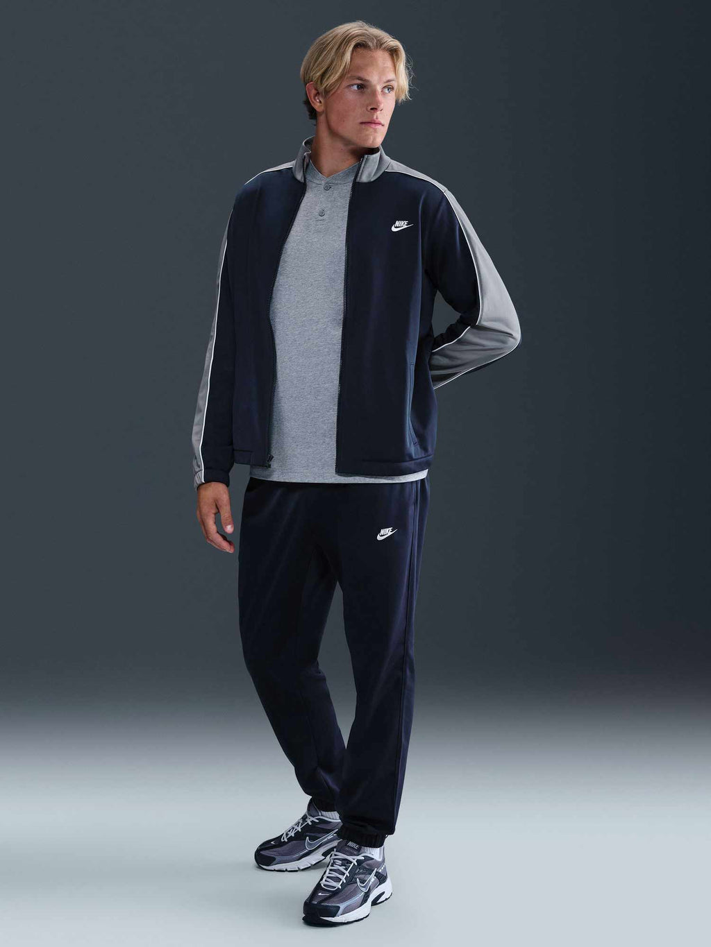 NIKE Спортен екип M NK CLUB PK TRK SUIT
