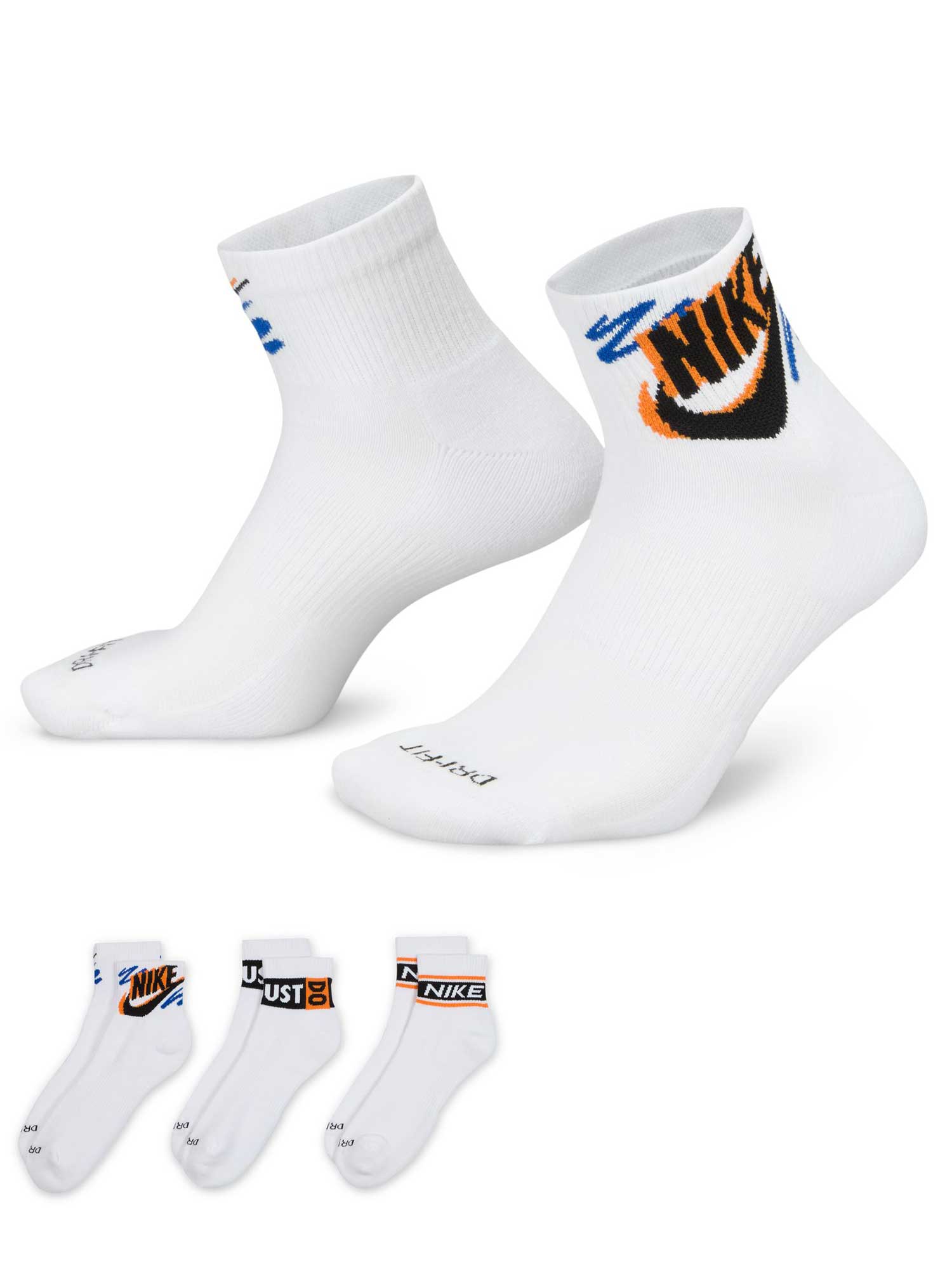 NIKE Чорапи U NK ED PLS ANKLE 3P SPORT 144