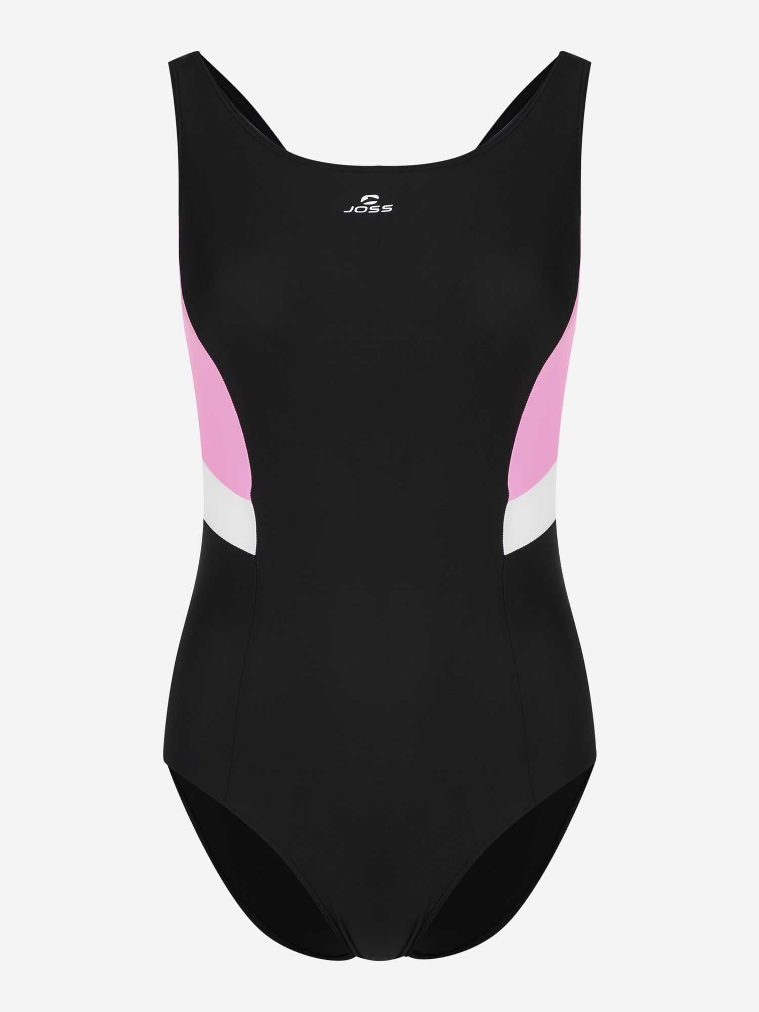 JOSS Цял бански Womens Training Colorblock Swimsuit