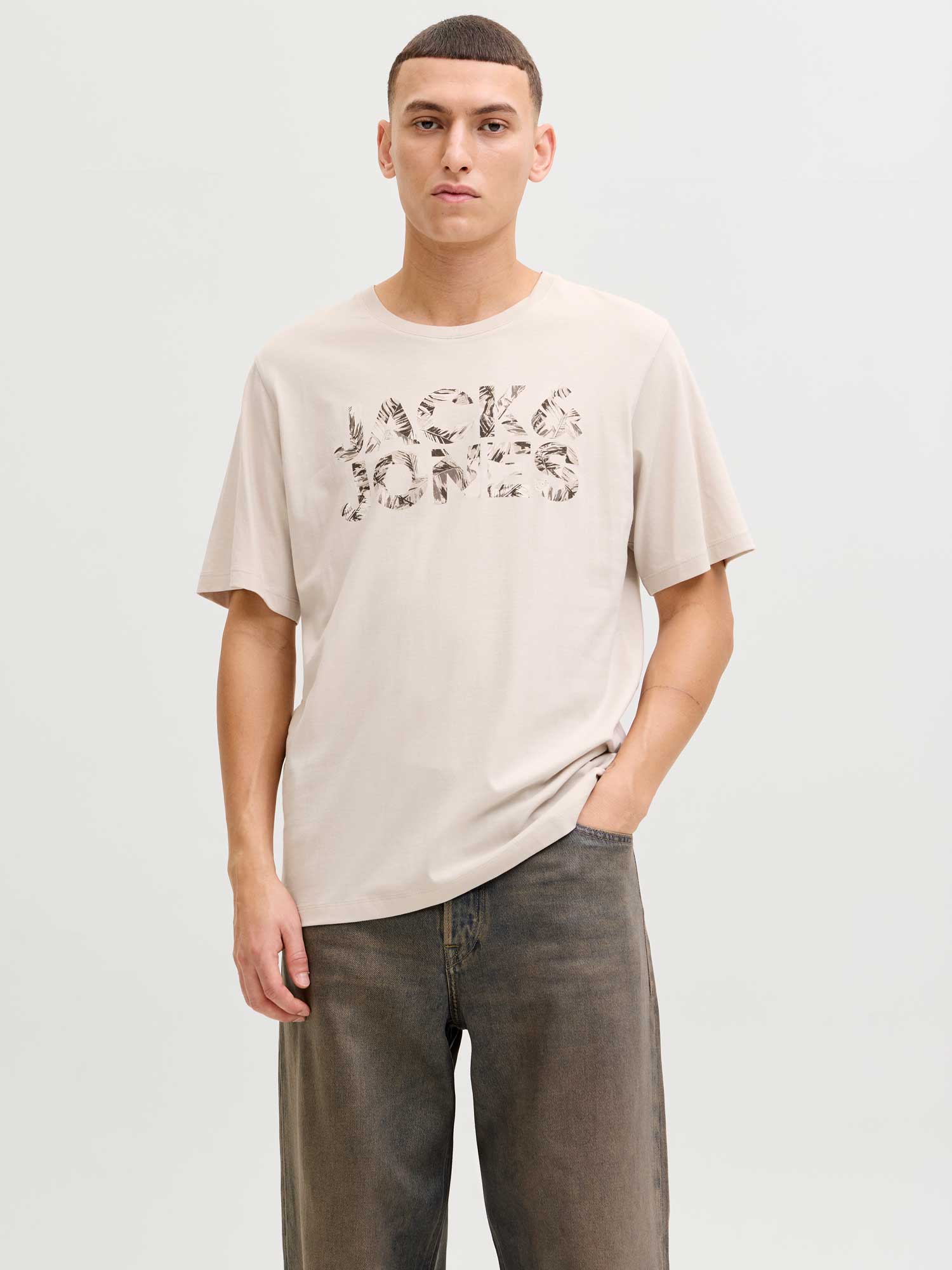 JACK & JONES Тениска JJEJEFF LOGO TEE SS SN