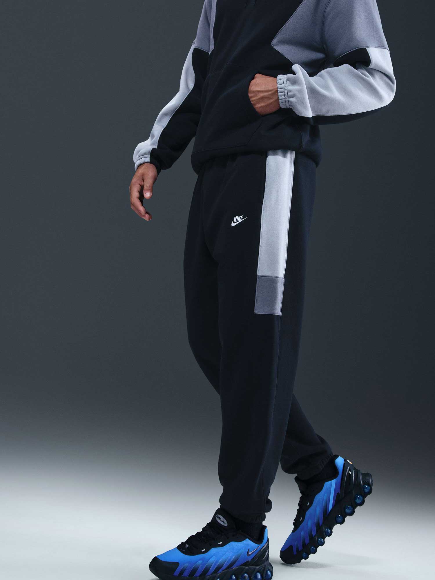 NIKE Спортен екип M NK CLUB FLEECE HDED TRACK GX