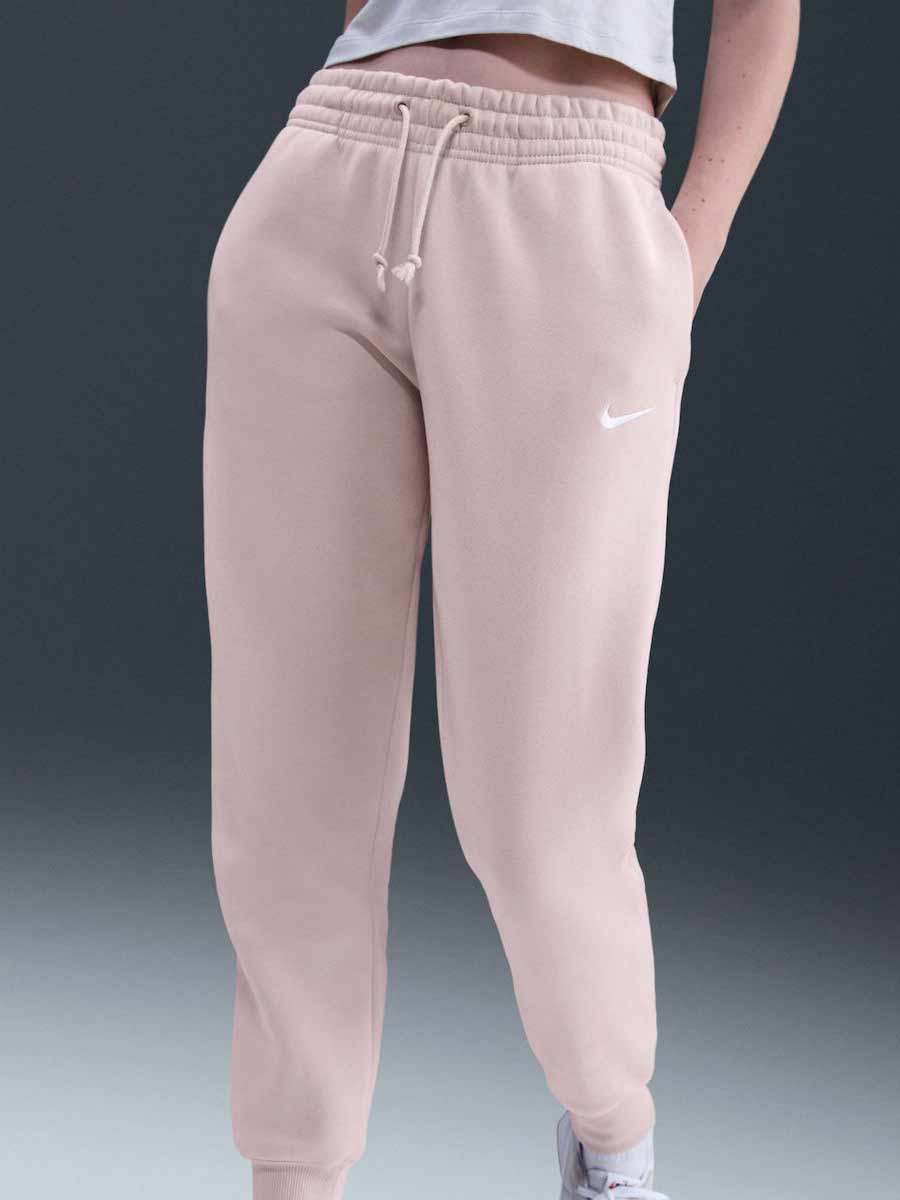 NIKE Спортно долнище W NSW PHNX FLC MR PANT STD