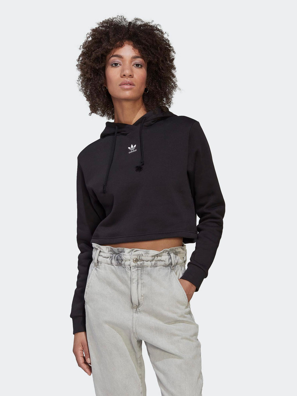ADIDAS ORIGINALS Суитшърт Adicolor Essentials Crop Fleece