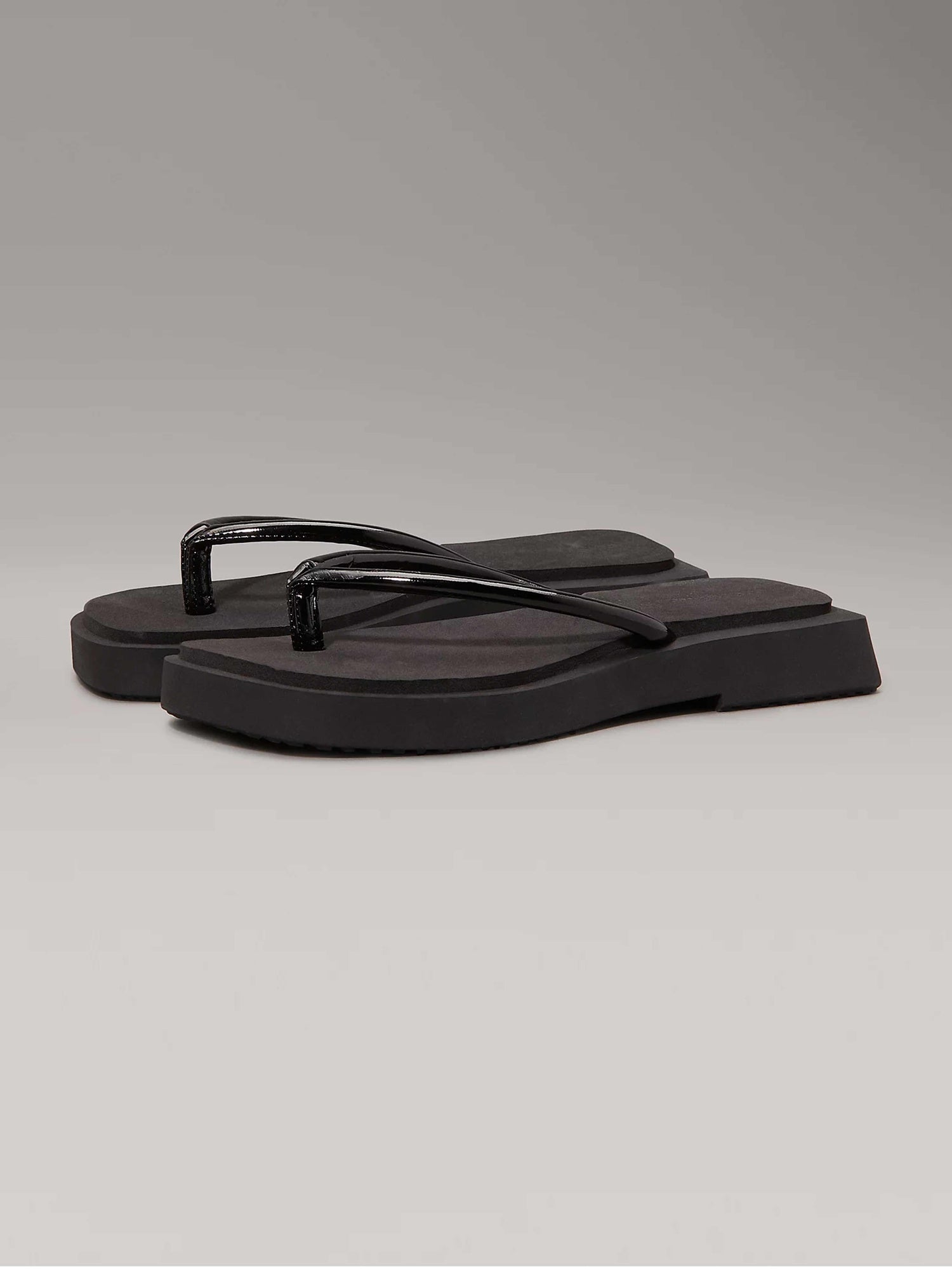 Calvin Klein Jeans Джапанки SQ LOW WEDGE SANDAL STITCH