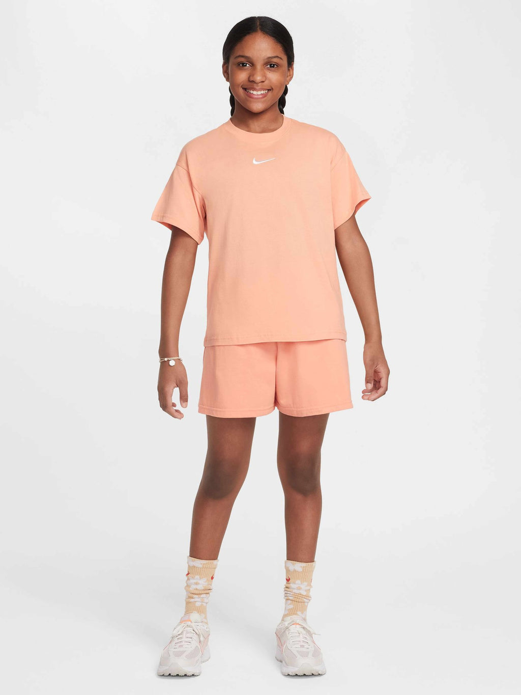 NIKE Тениска G NSW TEE BOY ESSNTL LBR
